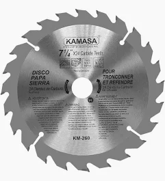 Disco de Corte de Madera 7 1/4"