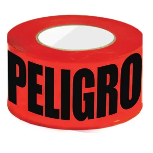 Cinta de Peligro Rojo